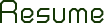 Resume